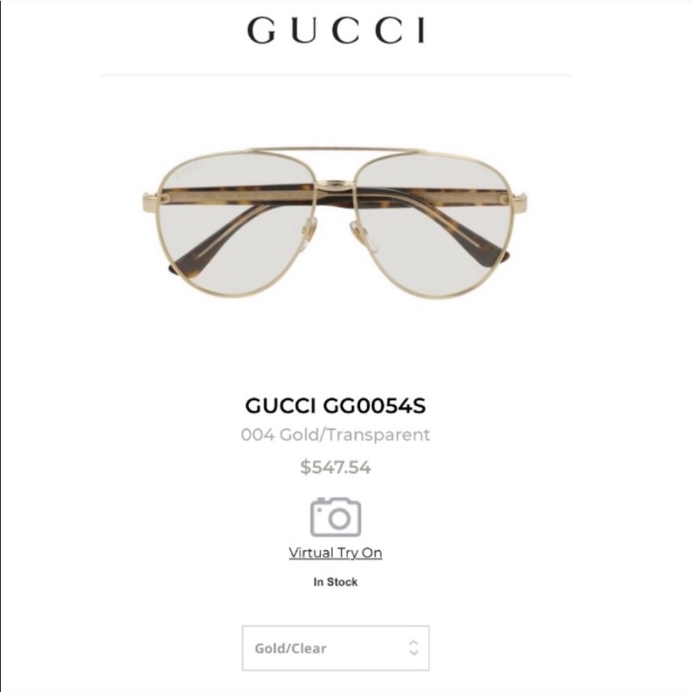 GUCCI AVIATOR 61MM